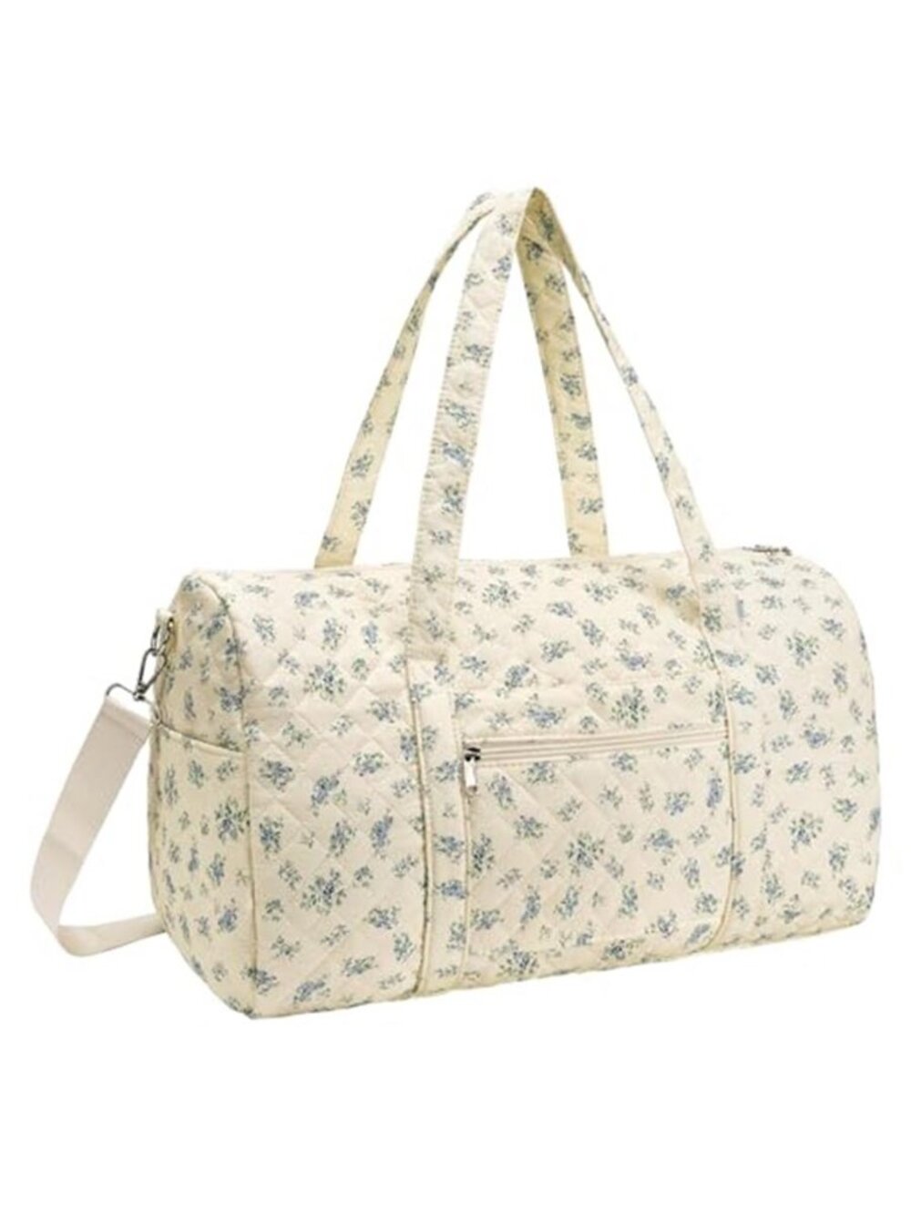 Women's Quilted Duffle Bag Large Gym Travel Weekender Bag